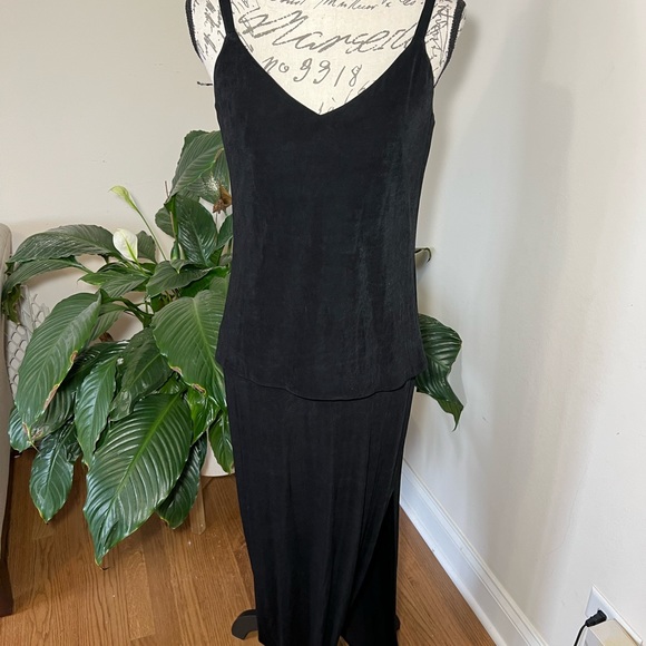 EN FRANCAIS by Huey Waltzer Black Gown Sz 10 - Picture 5 of 11